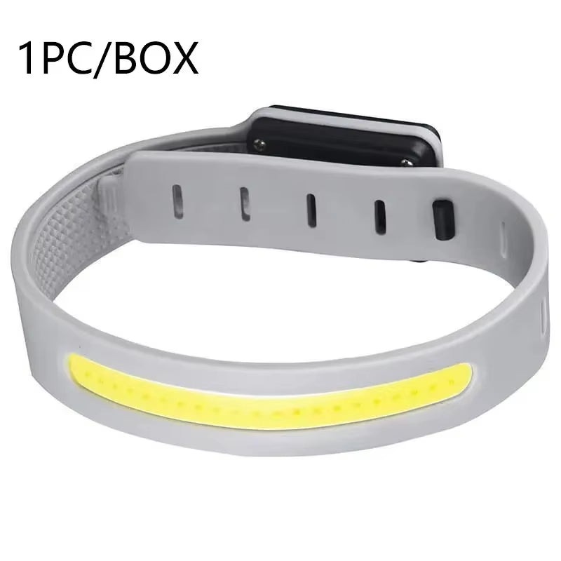 COB LED Armband Light - 350mAh, 500LM - USB Type-C Rechargeable, IPX4 Waterproof, Ideal for Night Running and Sports Safety