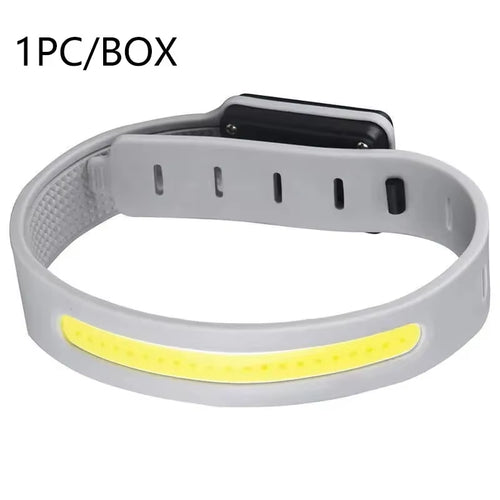 COB LED Armband Light - 350mAh, 500LM - USB Type-C Rechargeable, IPX4 Waterproof, Ideal for Night Running and Sports Safety