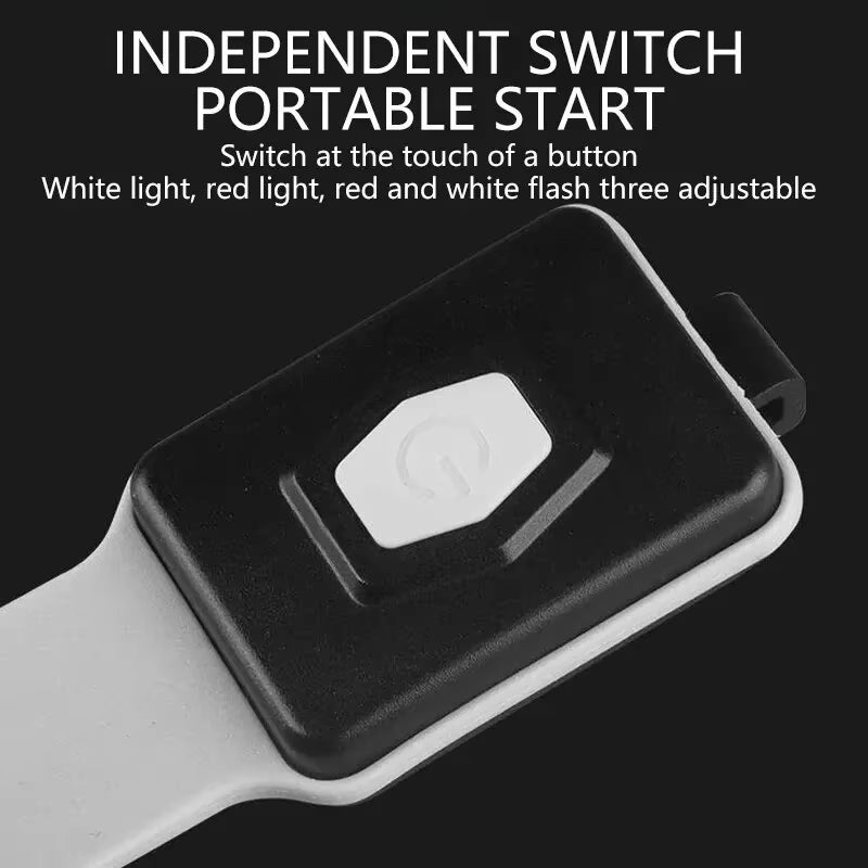 COB LED Armband Light - 350mAh, 500LM - USB Type-C Rechargeable, IPX4 Waterproof, Ideal for Night Running and Sports Safety