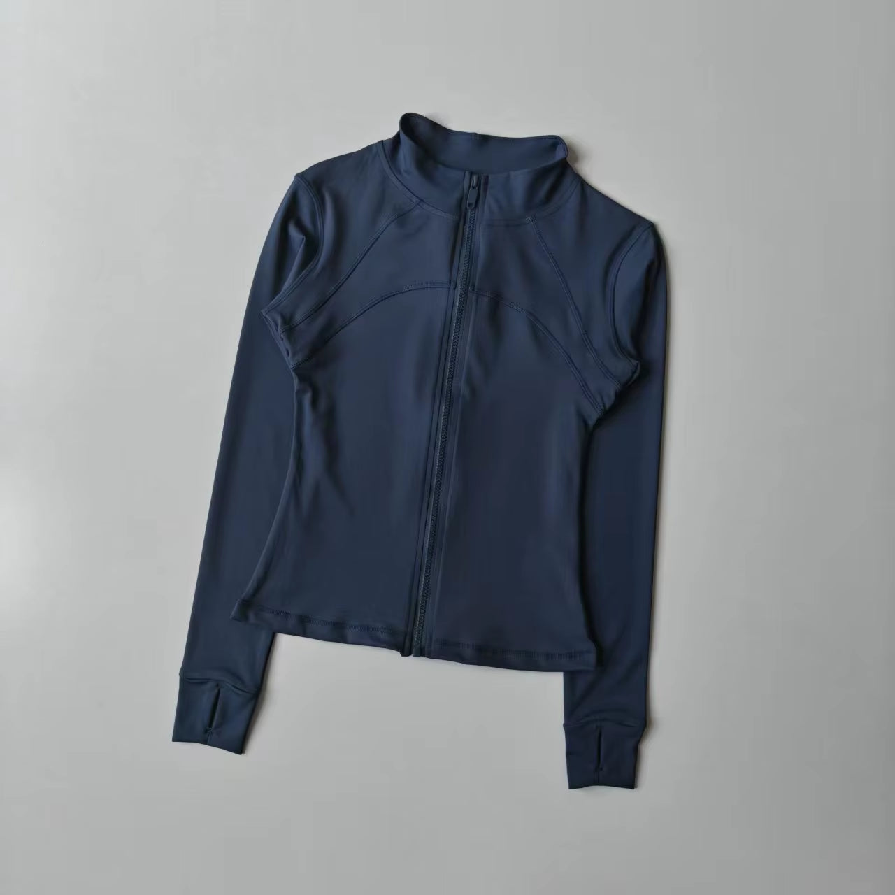 High-End Women's Yoga Jacket with Standing Collar and Long Sleeves for Running and Fitness Training